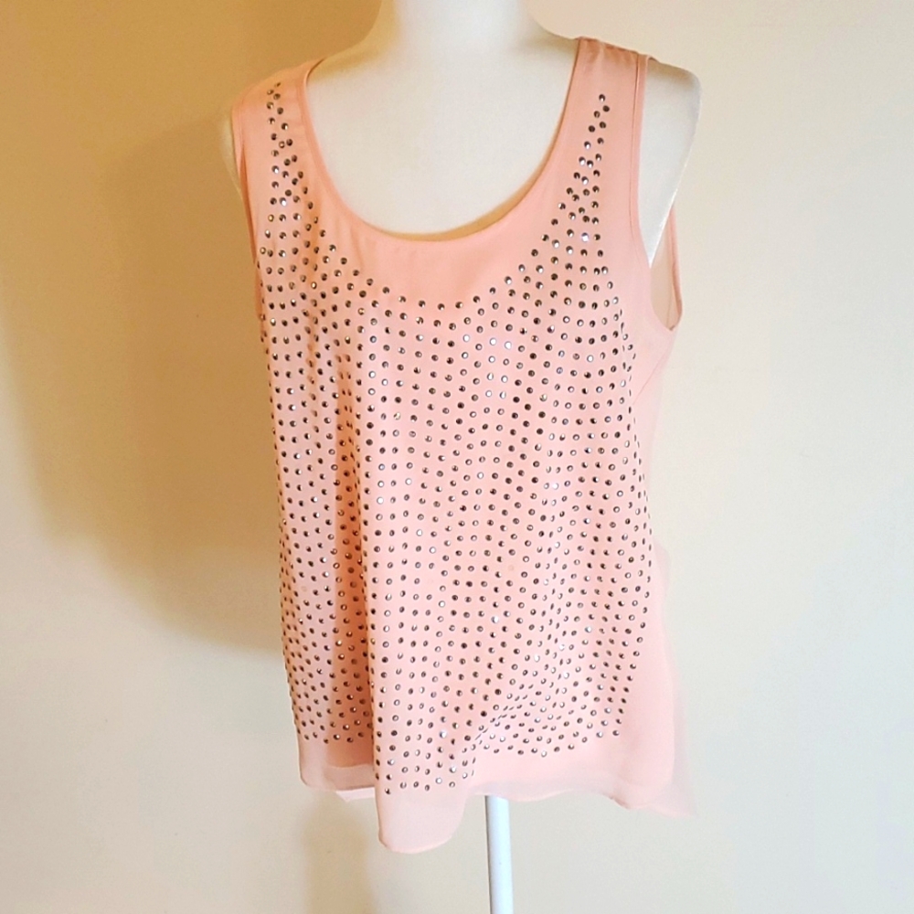 Pretty Rebellious pink tank top